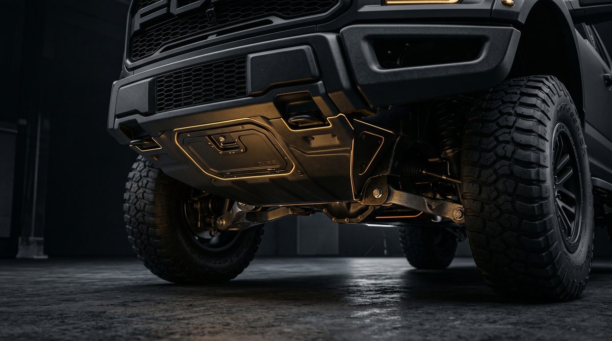 Underbody protection fitted to pickup truck — Jahrom Sharjah